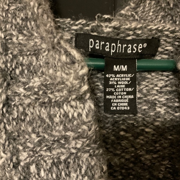 Lovely grey cardigan by Paraphrase - Picture 2 of 4